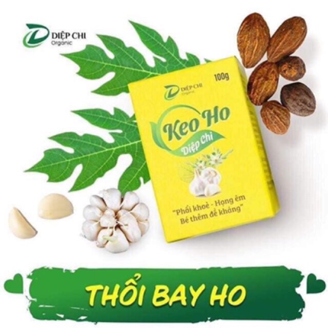 KEO HO DIỆP CHI TRỊ DỨT ĐIỂM HO ĐỜM KÉO DÀI (TẶNG DẦU TRÀM CHO BÉ)