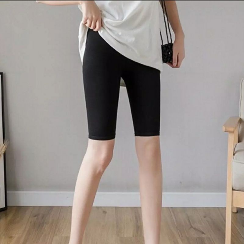 [Vải dày] Quần legging lửng ❤ Quần đùi ngố biker nâng mông co giãn 4 chiều slimfit - Sayhey Clothing | BigBuy360 - bigbuy360.vn