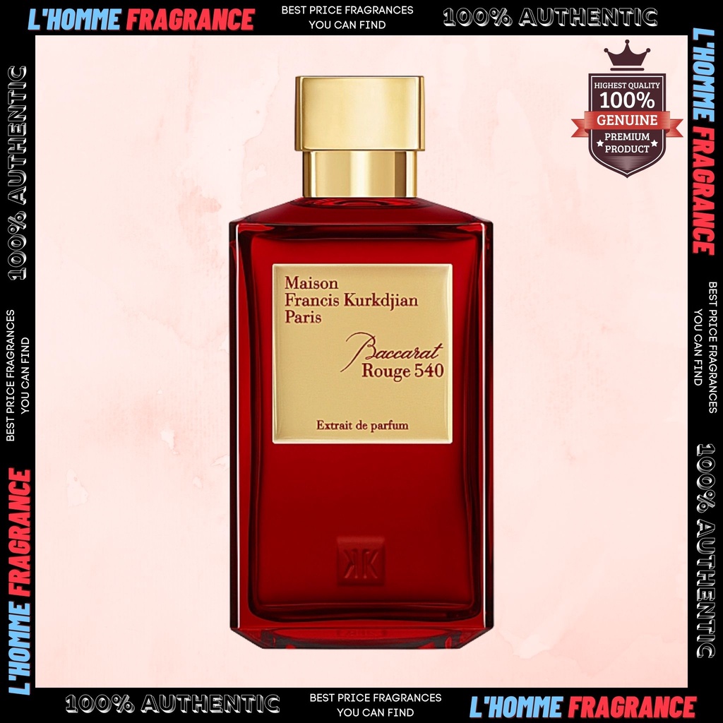 [10ml] Nước hoa Unisex MFK Maison Francis Kurkdjian Baccarat Rouge 540 Extrait