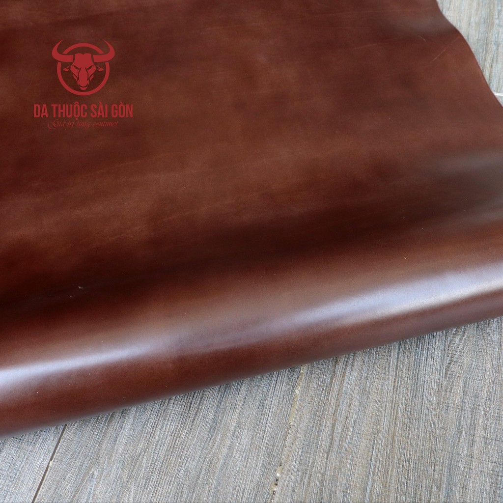 10 Pia da pullup màu nâu chocolate thương hiệu Da Thuộc Sài Gòn - Da thật