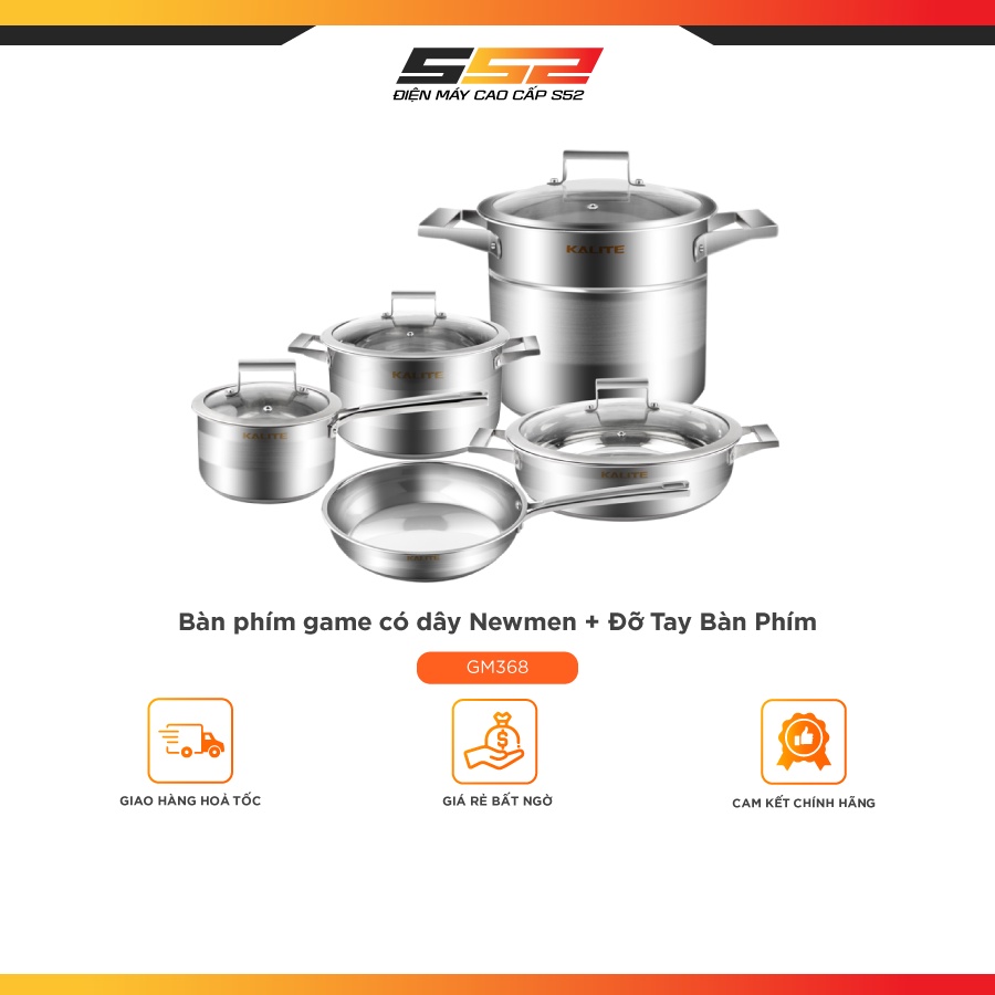 Bộ nồi inox KALITE KL-339 - Bảo Hành Chính Hãng