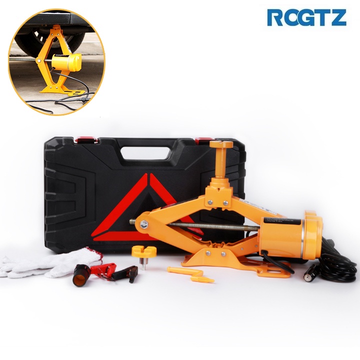 Con đội điện, nâng kích gầm xe ô tô thương hiệu ROGTZ: TY-42EJ, 3 tấn, 12V, Electric Car Jack