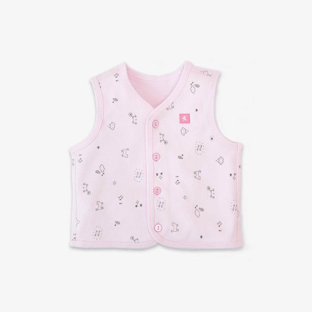 Áo Gile 2 Lớp MIOMIO, Form Ôm, Mom Muốn Trừ Hao Thì Tăng Thêm 1 Size (Từ 0-24 tháng), Vải Interlock Cotton