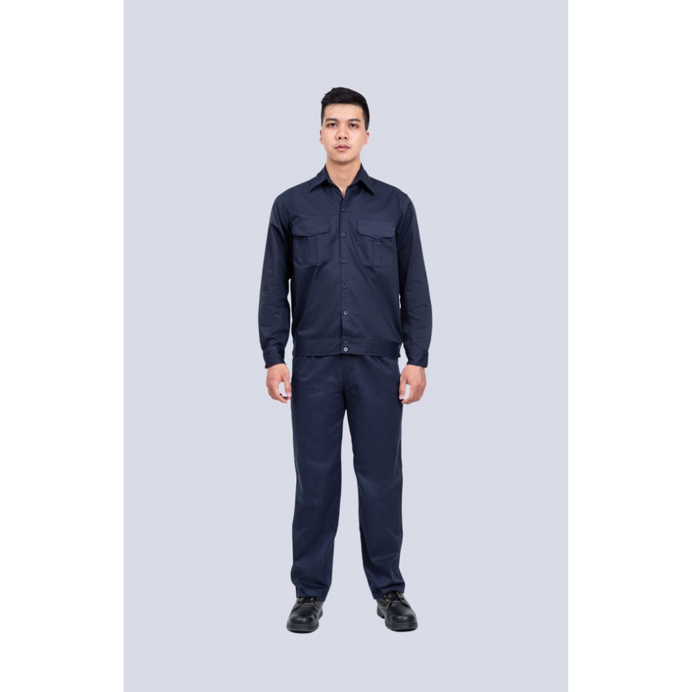 Quần áo bảo hộ lao động công nhân vải kaki Nam Định - DN09