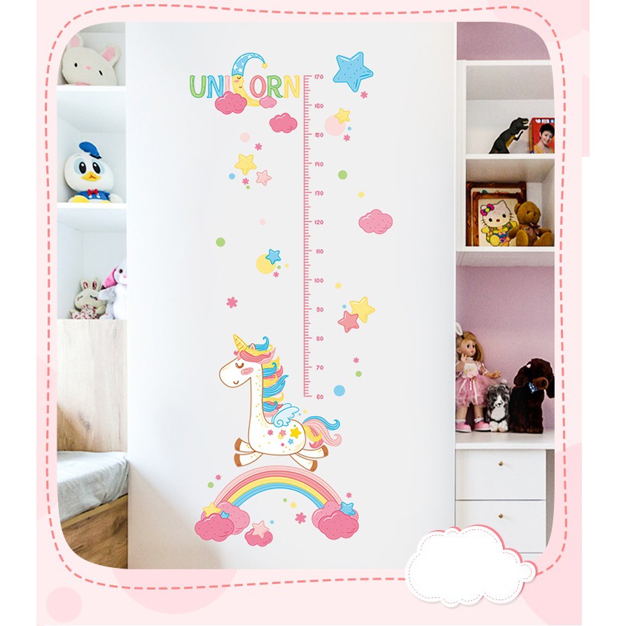 Decal dán tường thang Unicorn A33F - Decal dán tường Hàn Quốc