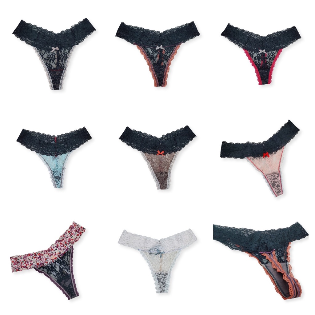 Combo 5 quần lót ren lọt khe VNXK