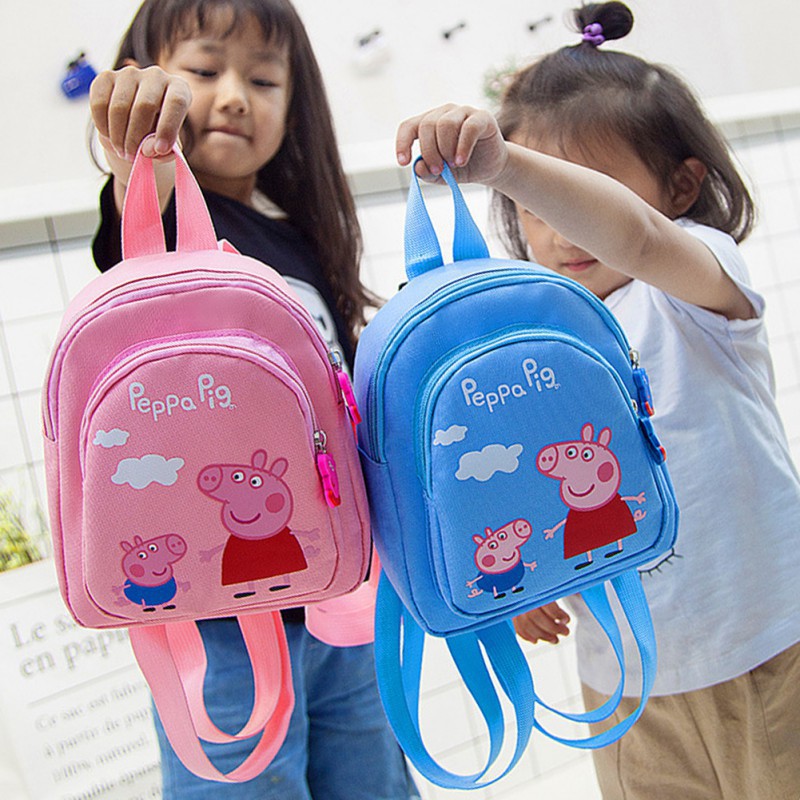 Ba lô đi học in hình heo Peppa đáng yêu cho bé