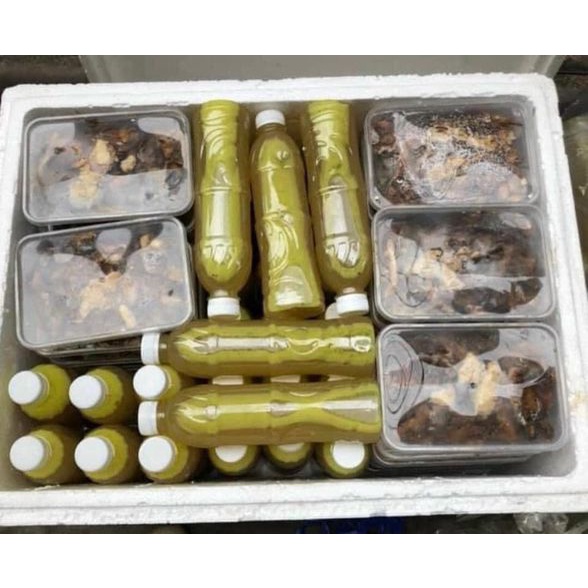 (CỰC RẺ) set cá rô rim nhạt 400gr cá kèm 2 chai nước cốt