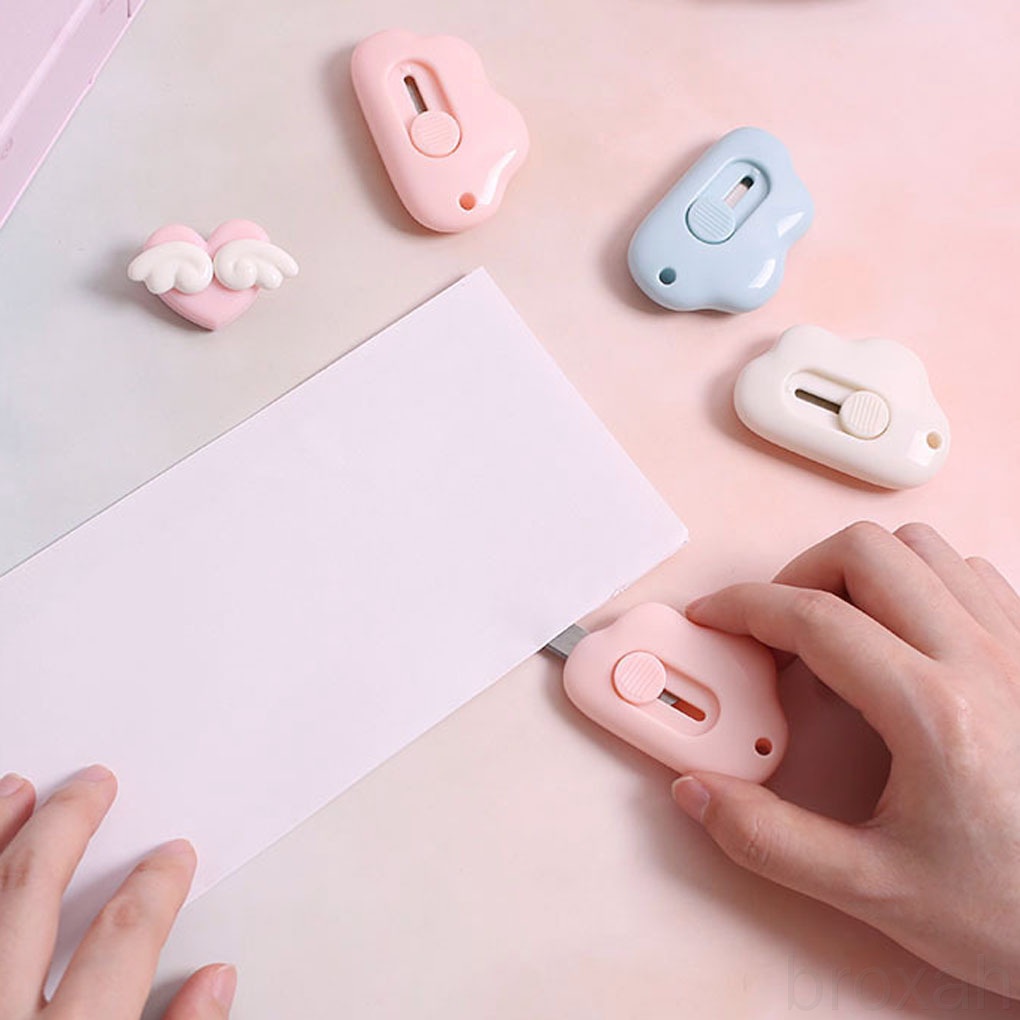 Cloud Mini Portable Paper Trimmer Office Student Small Art Slicer Express Unpacking Envelope Opener broxah