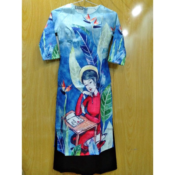 Áo dài gấm