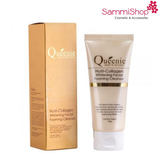 Queenie Sữa rửa mặt Nutri-collagen Whitening Cleanser
