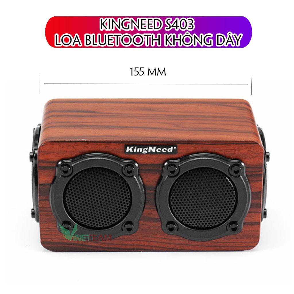 Loa gỗ Bluetooth Super Bass vi tính âm thanh nổi lõi kép HIFI Stereo speaker S403 -DC2890