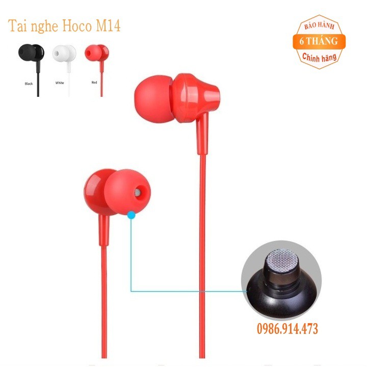 [RẺ VÔ ĐỊCH] Tai nghe nhét tai Hoco M14 chính hãng nghe hay