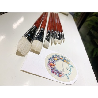 Cọ màu nước flat lông dê SUNWAY K101