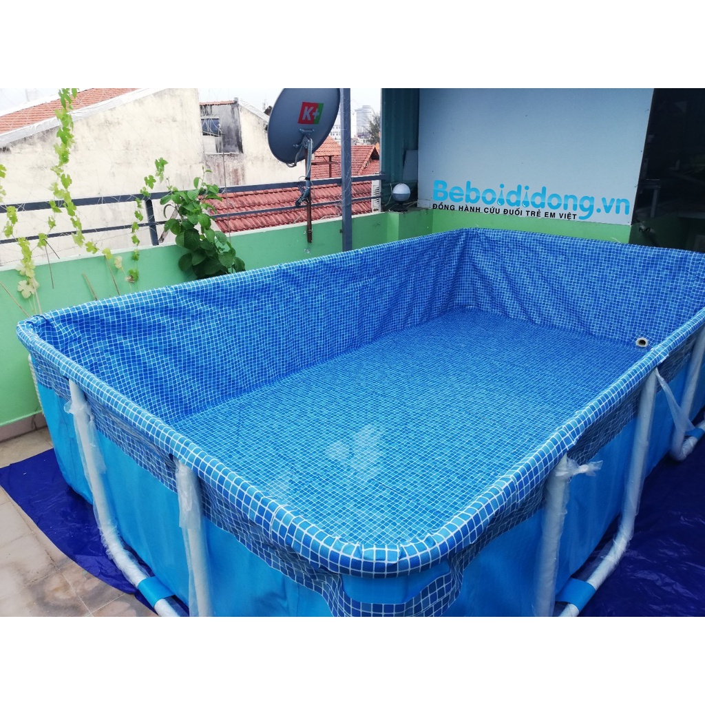 Hồ bơi di động gia đình 2x3m cao 0m8
