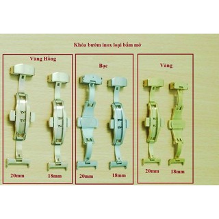 Khóa bướm đồng hồ inox