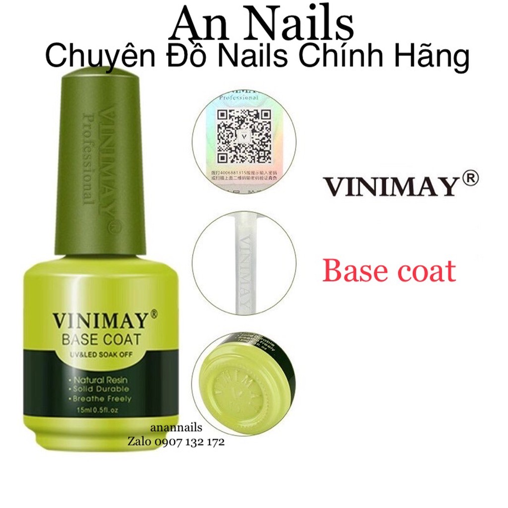 Sơn base vinimay,[ SỈ &amp;LẺ] base top gel