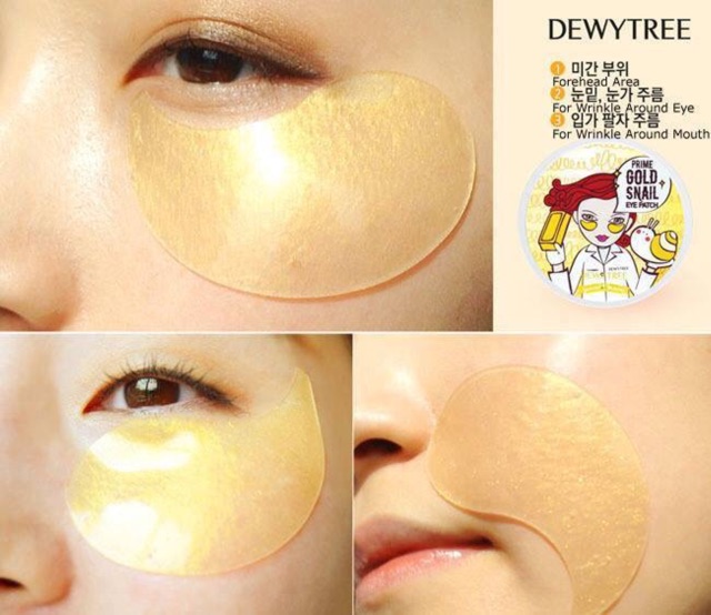 Mặt nạ mắt DewyTree Prime Gold Snail Eye Patch | BigBuy360 - bigbuy360.vn