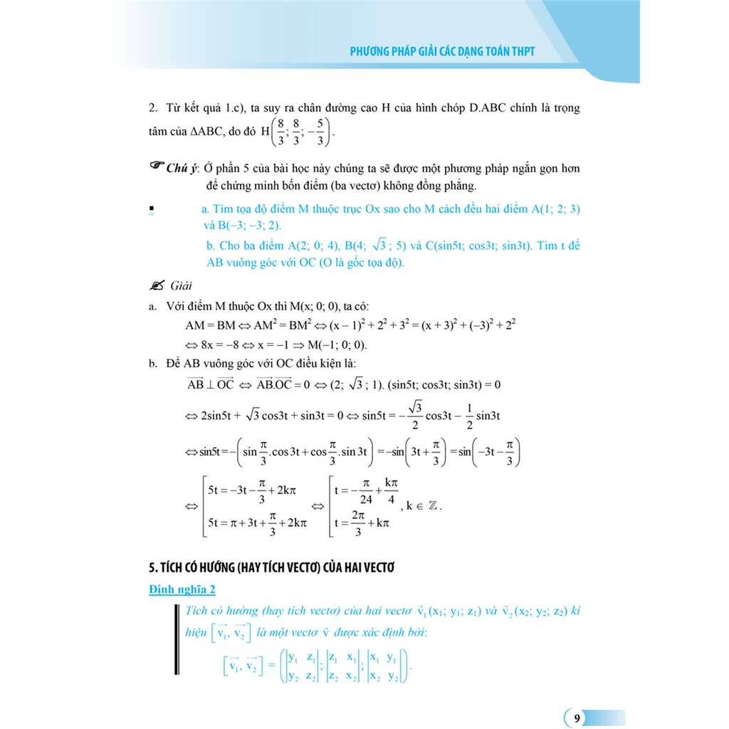 Sách - Phương Pháp Giải Các Dạng Toán Thpt - Phương Pháp Tọa Độ Trong Không Gian