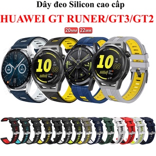 [HUAWEI GT 3] Dây đeo Silicon cao cấp Huawei GT3/Huawei GT Runer/Huawei GT2