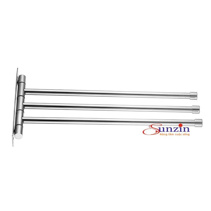 Vắt khăn 3 chạc Sunzin, chất liệu inox 304