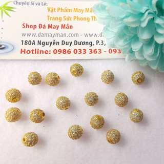 CHARM TRÒN ĐÍNH FULL ĐÁ PHỐI TRANG SỨC PHỤ KIỆN NAM NỮ PK307