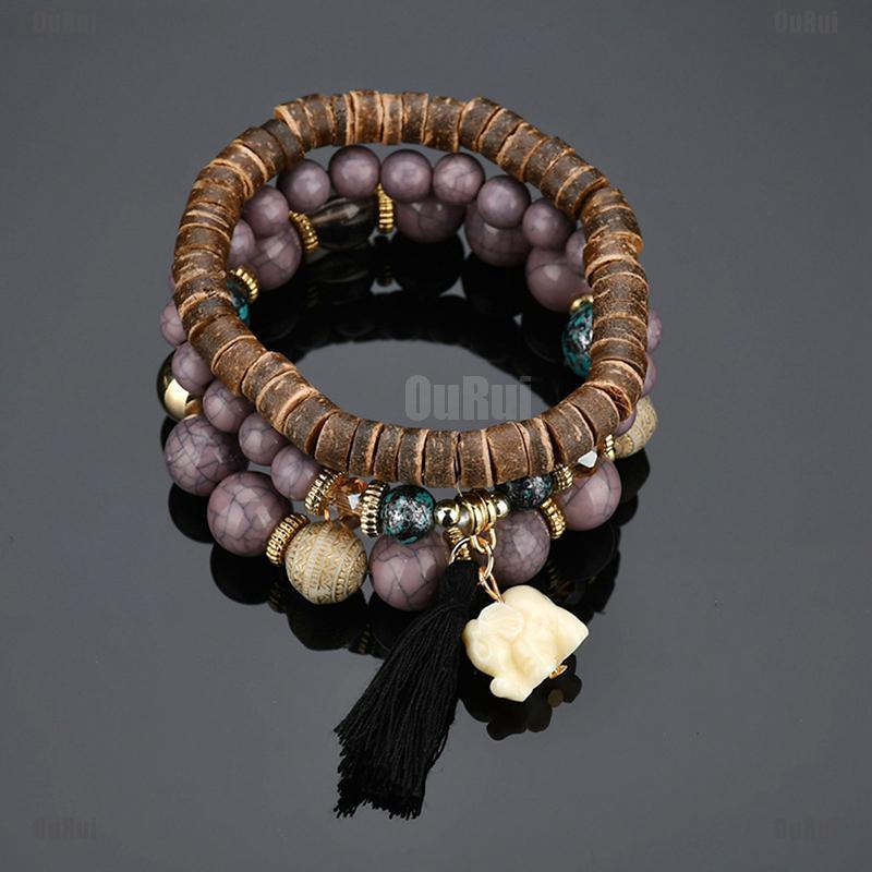 Set 3 Vòng Tay Phong Cách Bohemian Trẻ Trung Cho Nữ