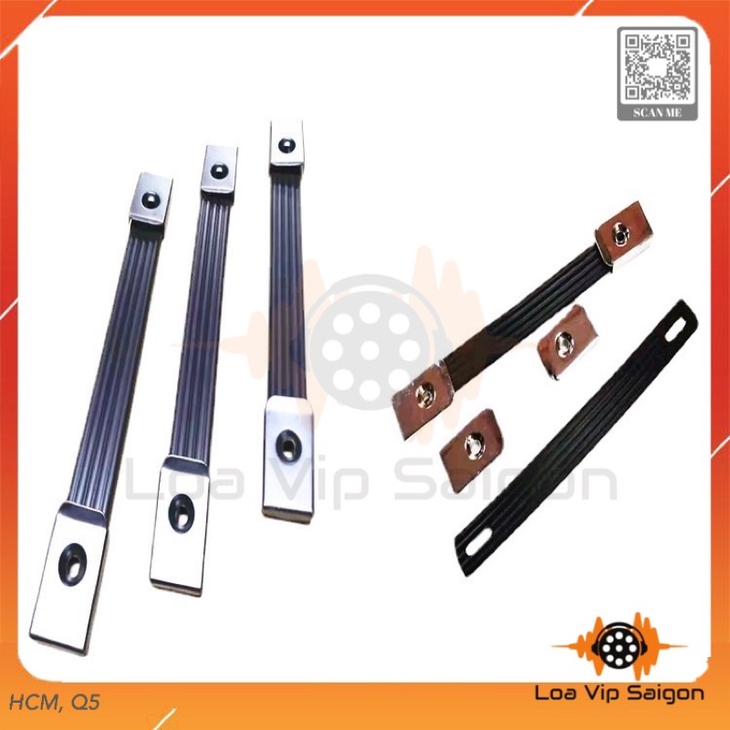 Quai loa Cao su ti sắt 160/200mm, đồng inox/ sơn đen