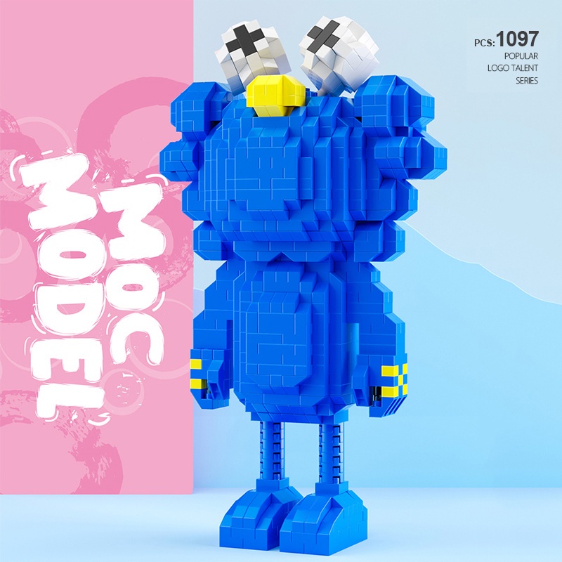 Bộ Đồ Chơi Lắp Ráp Nhân Vật KAWS6 6-15 Tuổi