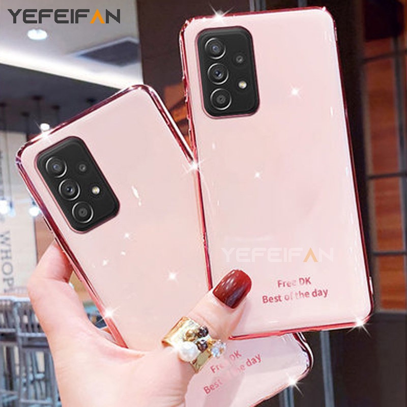 Ốp điện thoại cho Samsung A52 5G A71 A51 A31 A12 A11 A50 A50S A30S tpu mềm chống rơi mạ điện ốp lưng điện thoại
