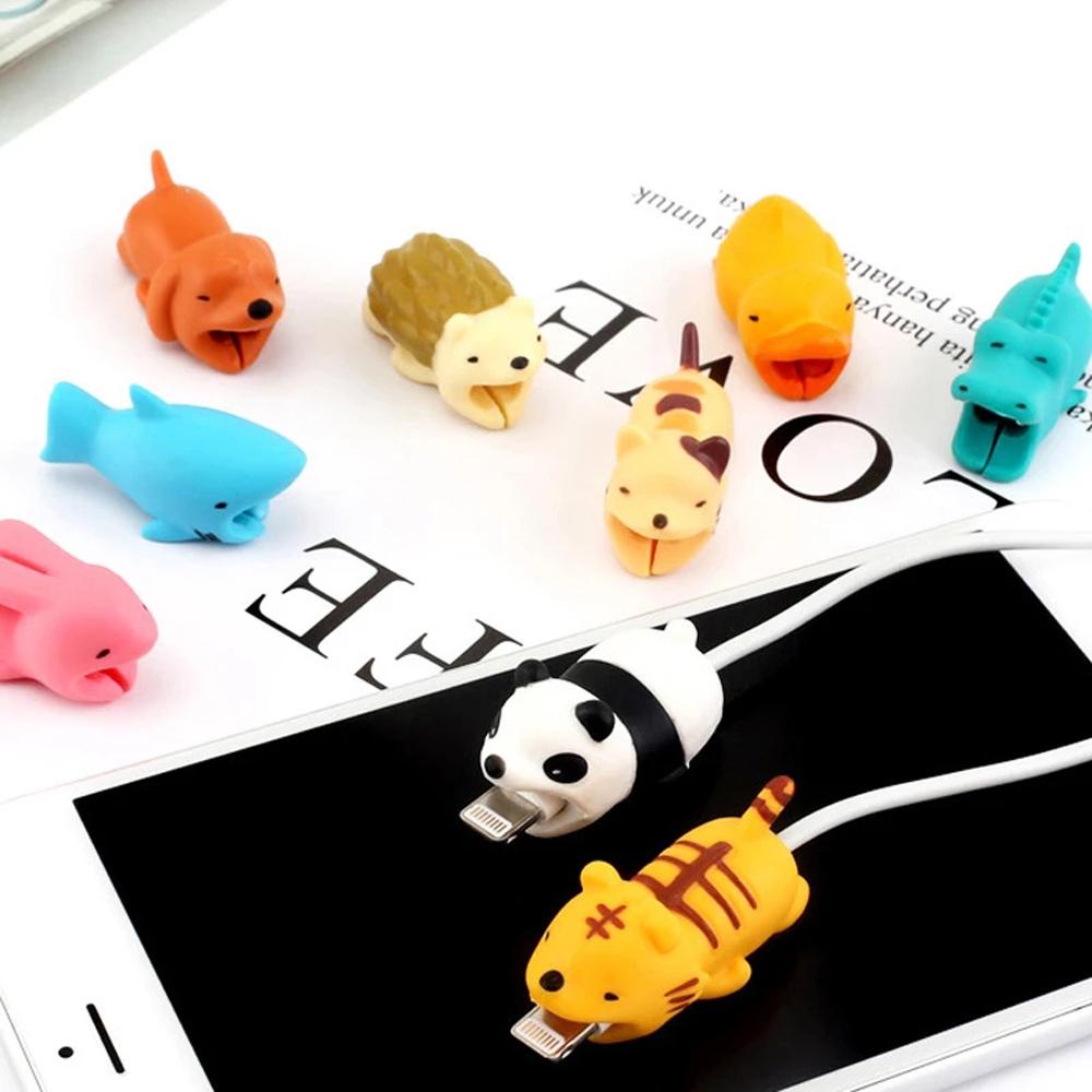 Phụ Kiện Bảo Vệ Dây Cáp USB Hình Búp Bê Dễ Thương