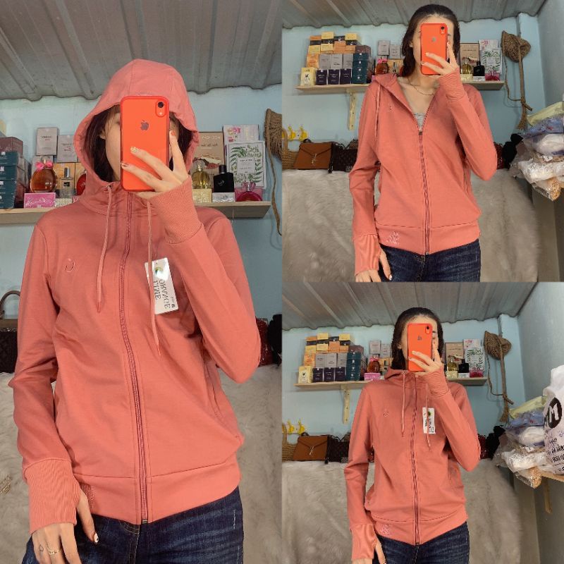 Áo khoác lime orange