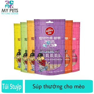 Súp thưởng cho mèo Wanpy Happy 100 x 14g