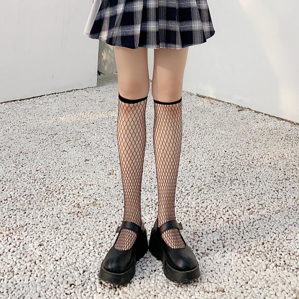 Vớ Lưới Cá Màu Trắng Đen Thời Thượng