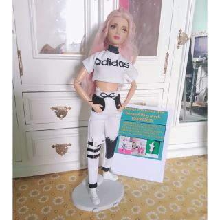 Quần áo búp bê _adidas cho barbie xinyi blythe muse 1/8