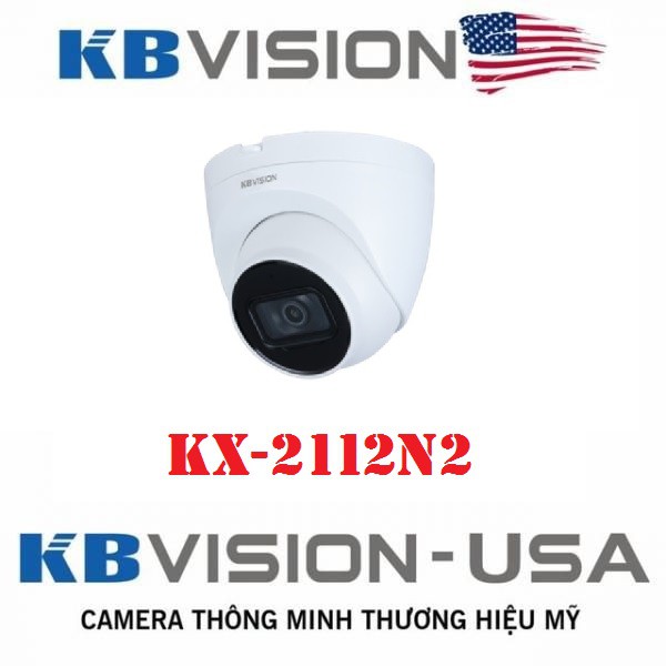 Camera IP Dome hồng ngoại 2.0 Megapixel KBVISION KX-A2112N2