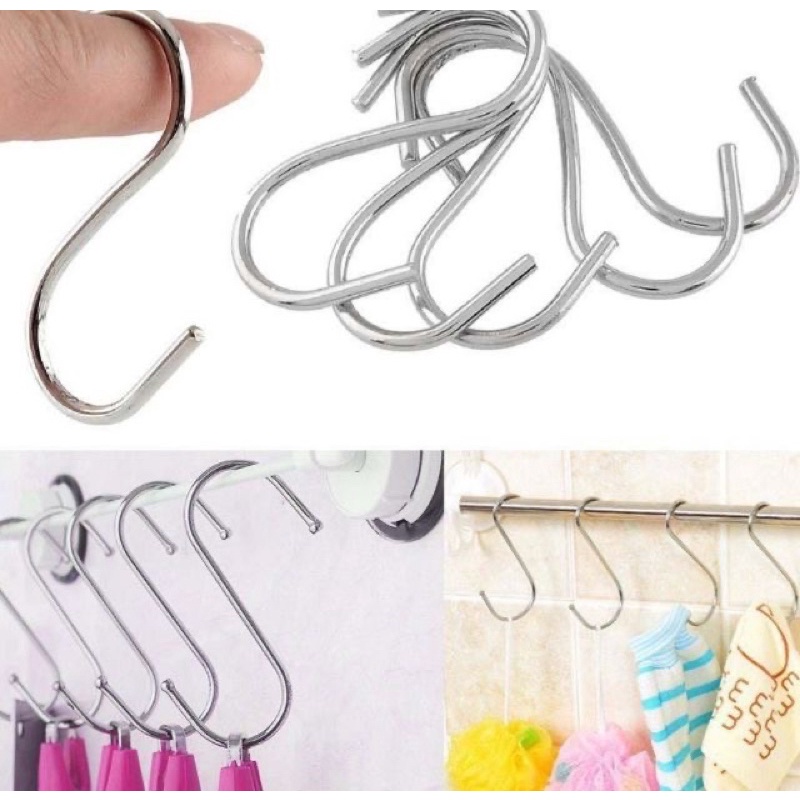 Bán Lẻ 1 Chiếc Móc Chữ “S” Móc Treo Đồ Nhà Bếp