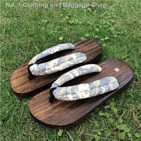 Dép Xỏ Ngón♕❍✕Tung Dép Xỏ Ngón Bằng Gỗ Hình Vuông Đế Bằng Phong Cách Nhật Bản Cho Nam