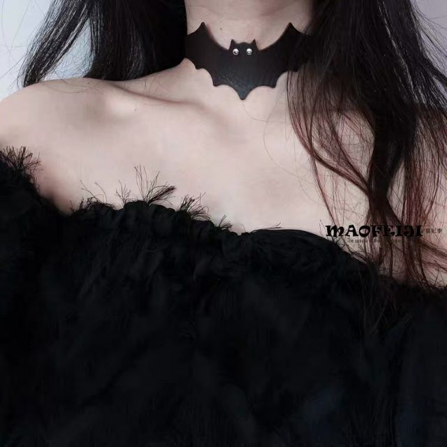 [8mẫu]Choker đeo cổ, đeo đùi nhiều mẫu hình tim, tròn, mèo, dơi