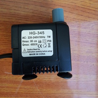 Bơm quạt điều hòa 7w, motor bơm quạt hơi nước 7w - 0.8m - 07w