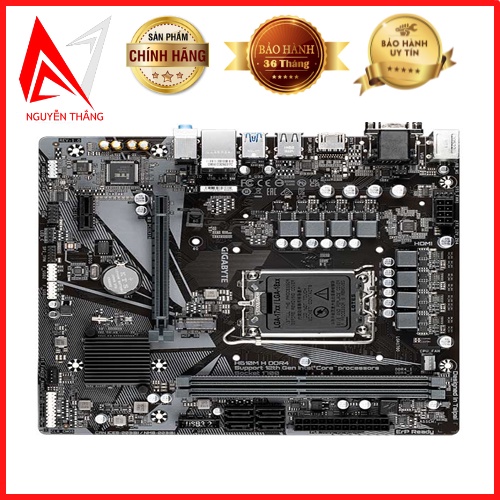 Mainboard bo mạch chủ Gigabyte H610M H DDR4 socket 1700 new chính hãng