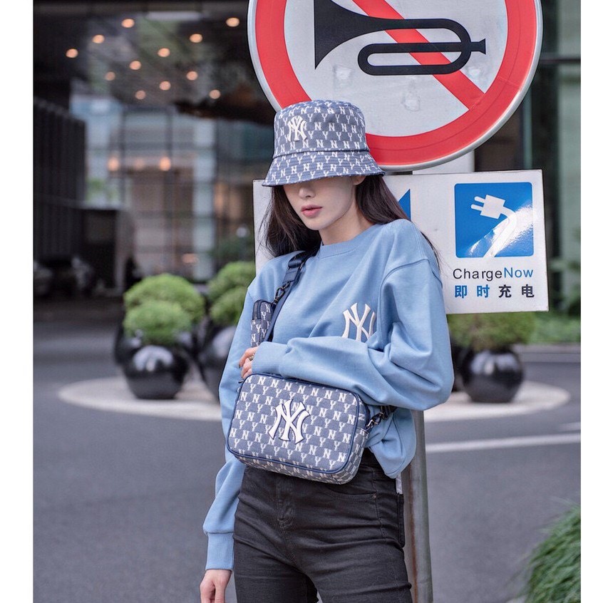 Túi đeo chéo thời trang NY Dáng Hộp Kèm ví đeo nhỏ
