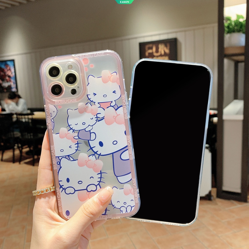SANRIO Ốp Điện Thoại Trong Suốt In Hình Kuromi Cho iPhone13 13Pro 13Promax 12 12Pro MAX 11 Pro X XS MAX XR 7 8 Plus