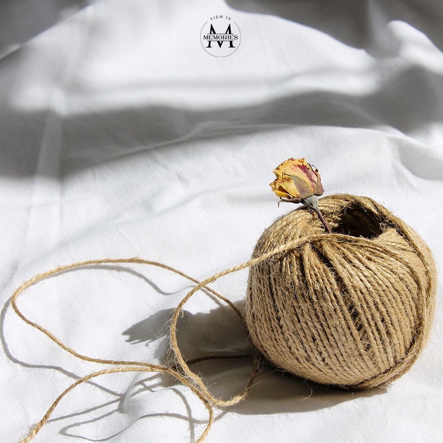 5M Dây Gai, Dây Thừng, Dây Đay Handmade, Treo Tranh, Treo Ảnh Size 2mm - Tiệm In Memories