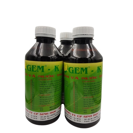 Men vi sinh xử lý mùi hôi, ủ phân GEM K