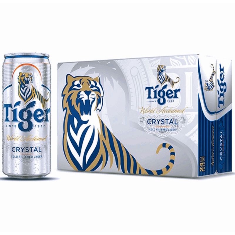 Bia Tiger bạc 24 lon 330ml