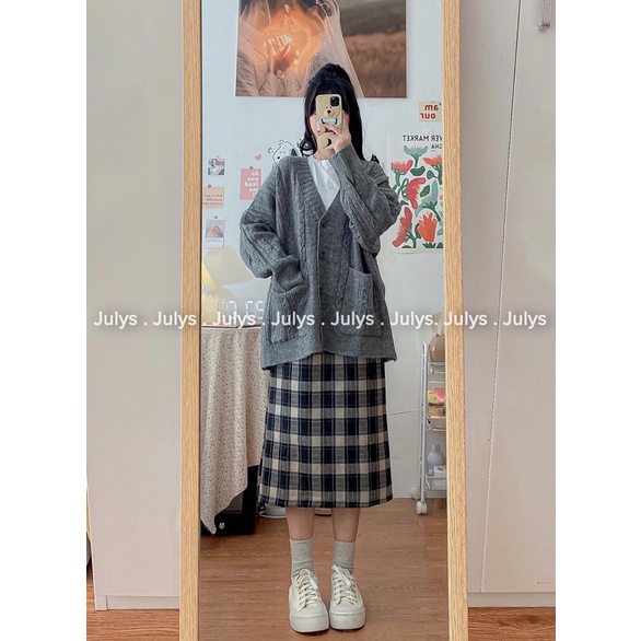 Áo cardigan len thừng 2 túi (ảnh thật shop chụp kèm video) | BigBuy360 - bigbuy360.vn