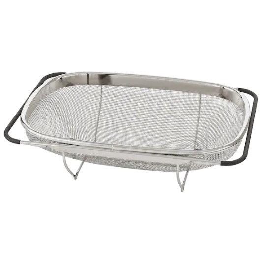 Rổ Inox gác bồn rửa chén bát chính hãng cao cấp Ikea IK17