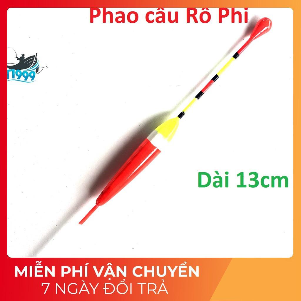 Xả kho rẻ xả kho rẻ Phao câu đài T1999 Vàng Đỏ , Chuyên câu rô , dài 13cm siêu bền