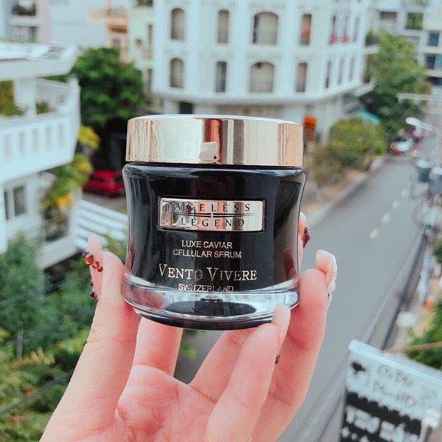 Kem trứng cá hồi vento vivere luxe caviar